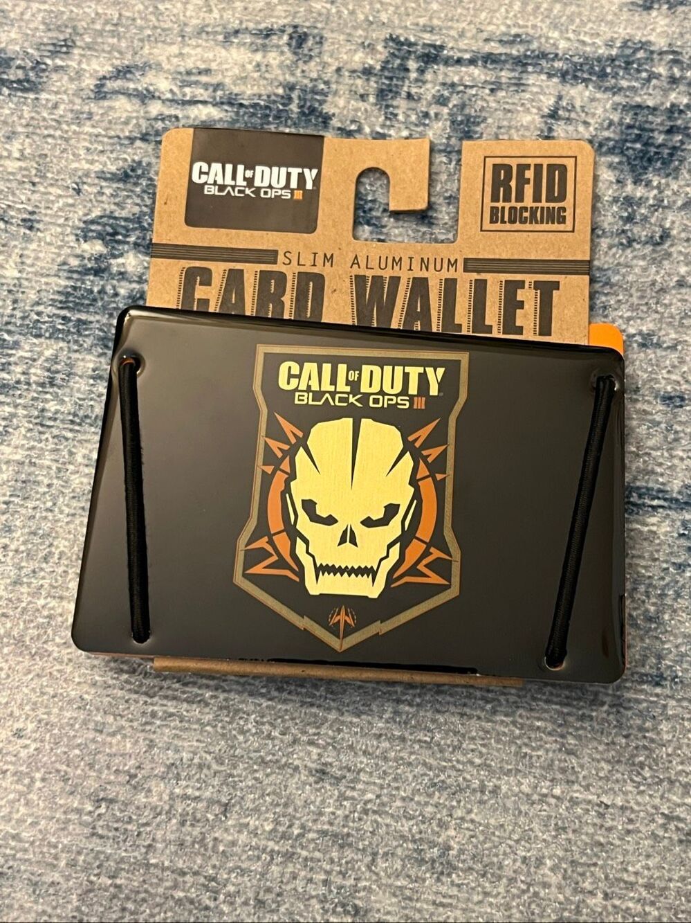 New Call of Duty: Black Ops III Slim Aluminum Card Wallet